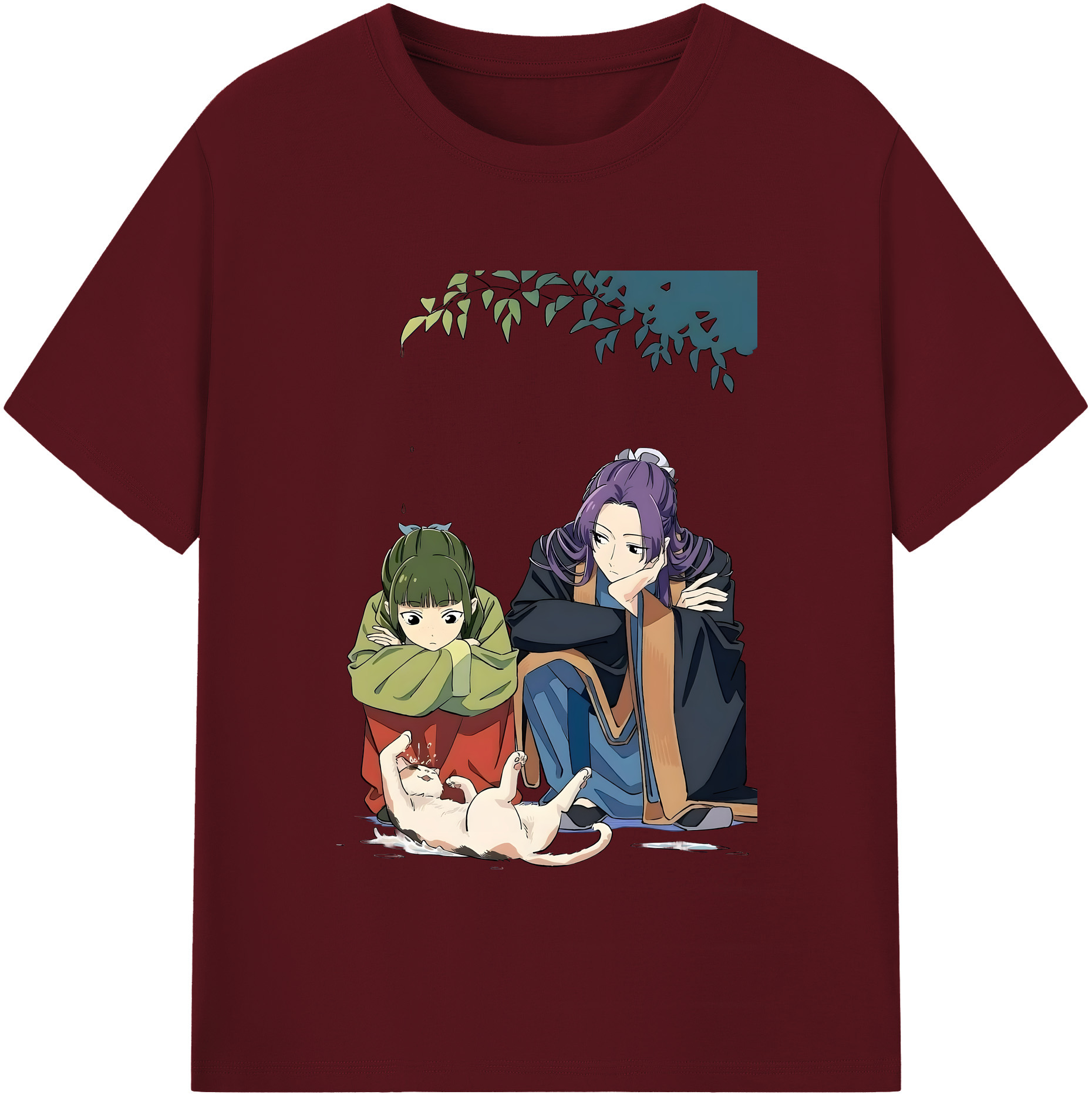 （画像用） 薬屋のひとりごと The Apothecary Diaries 綿100％半袖Tシャツ（フロントプリント）